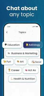 Chatbot AI android App screenshot 2